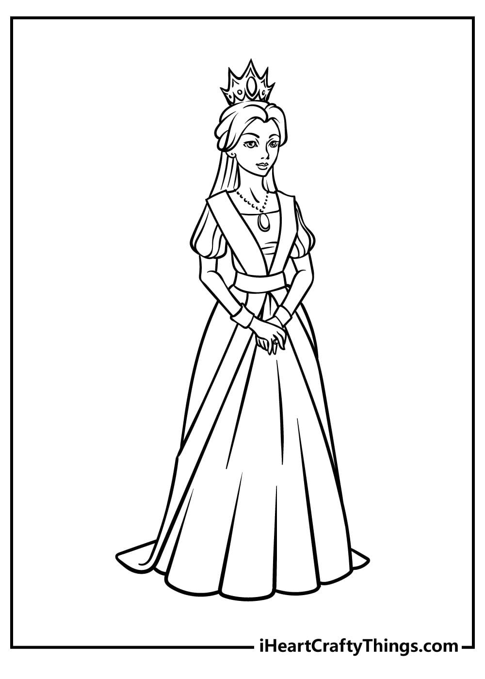 Queen Coloring Pages Printable for Free Download