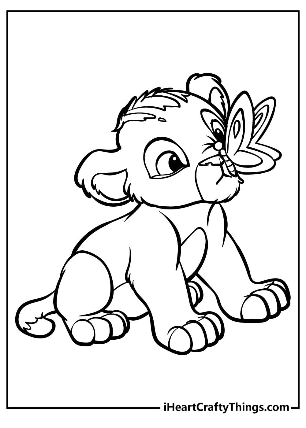 Lion King Simba Coloring Pages