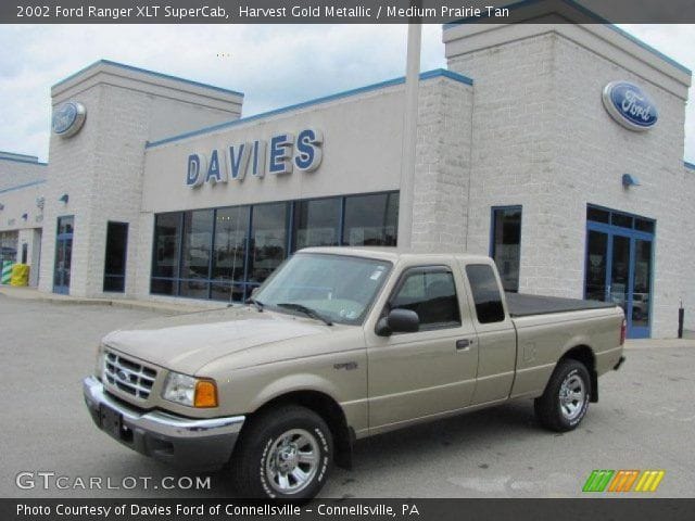 2002 Harvest Gold Metallic Ford Ranger XLT SuperCab #21301729 Photo #10