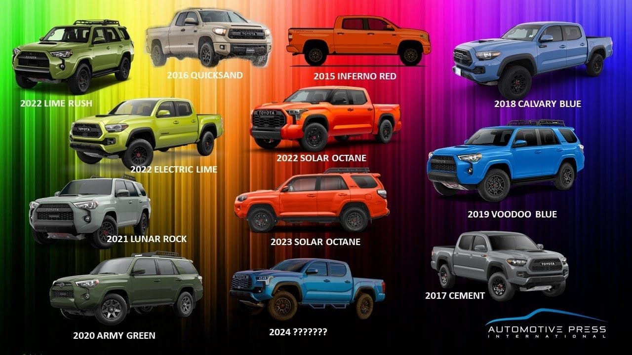 2024 Toyota Tundra Paint Colors