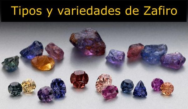 Tipos de zafiro: sus diferentes colores y variedades