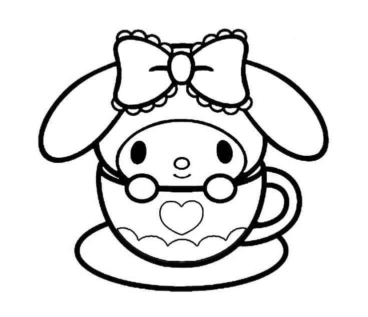 My Melody Coloring Pages