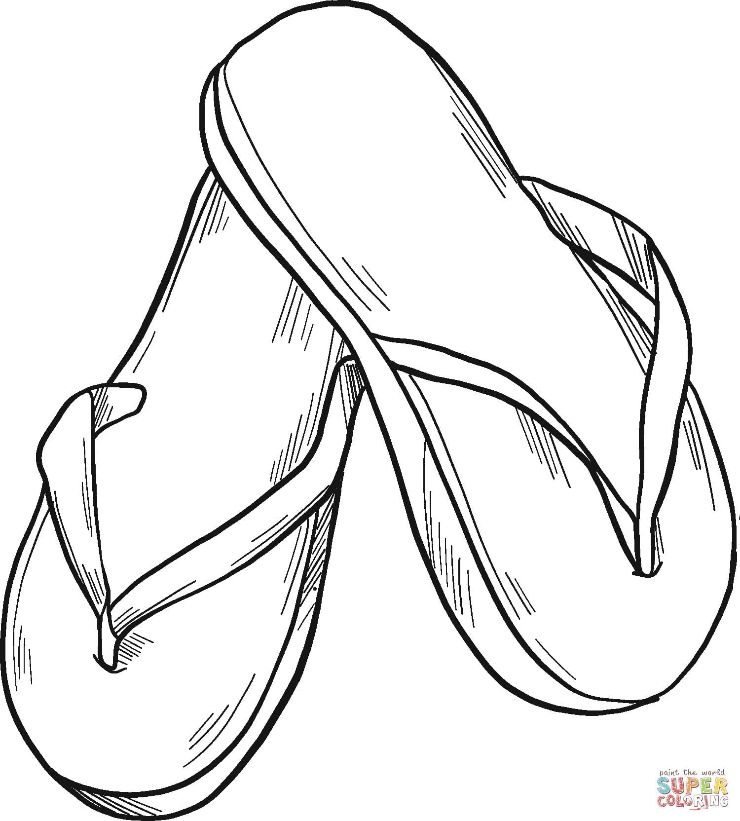 Flip Flop coloring pages