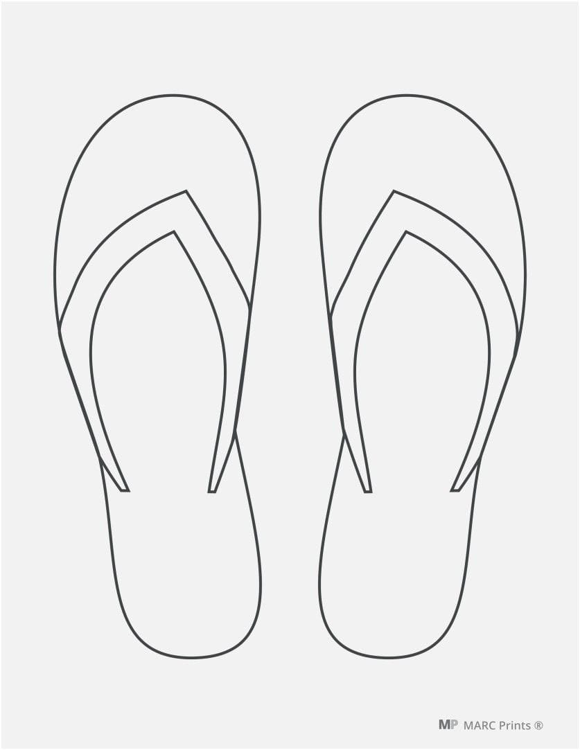 Free Printable Flip Flop Coloring Pages