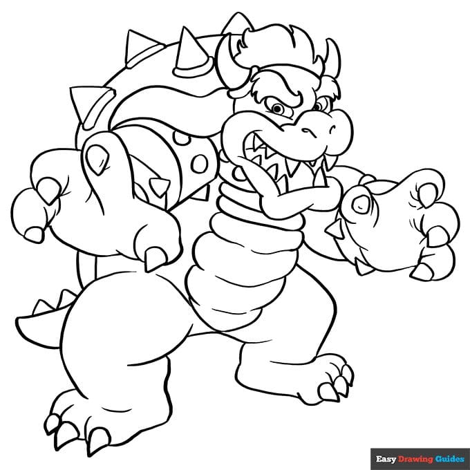 26 Bowser Coloring Pages (Free PDF Printables)