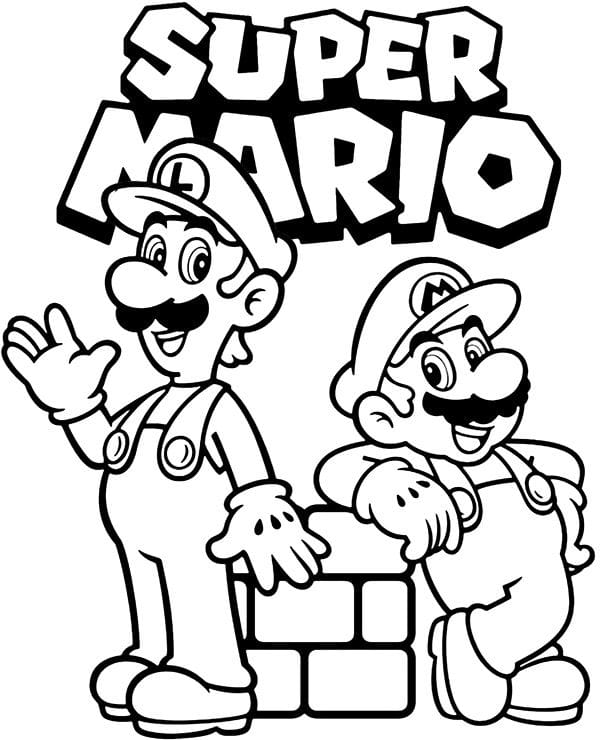 20 Cute Luigi Coloring Pages (Free PDF Printables)