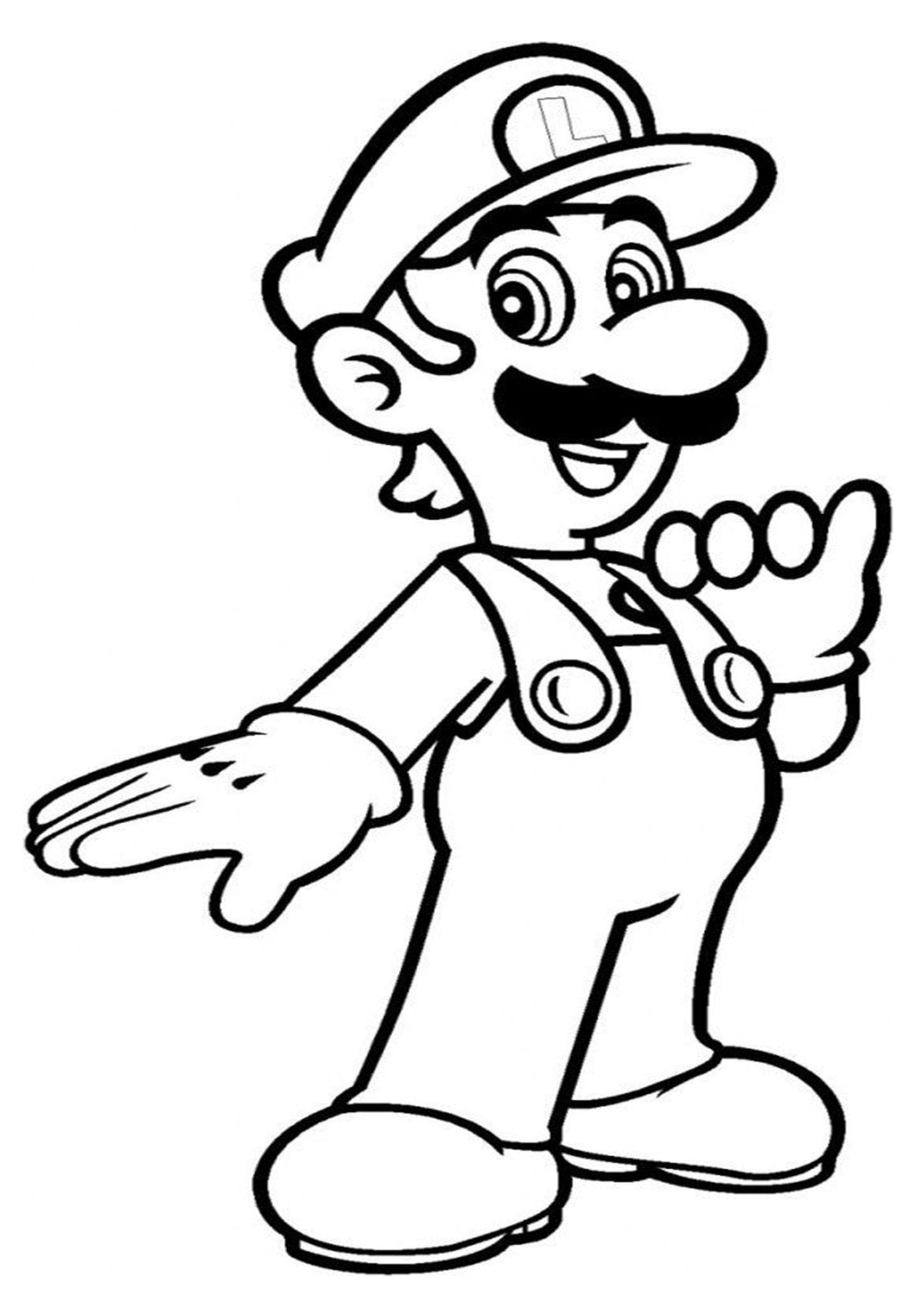 Free Mario Coloring Pages Printable