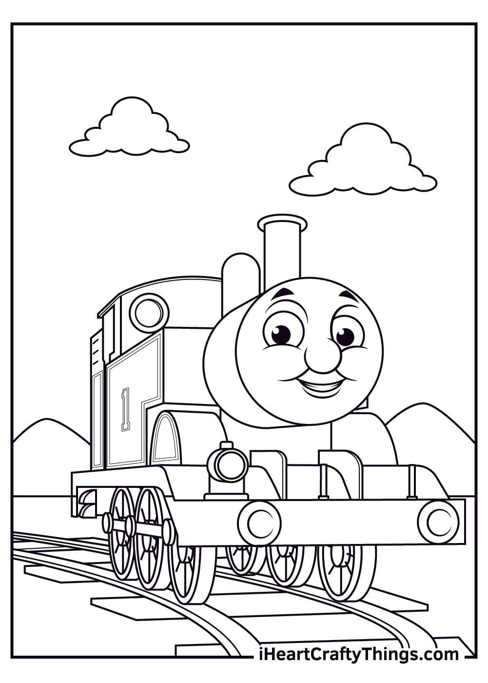 Thomas the Train Coloring Pages