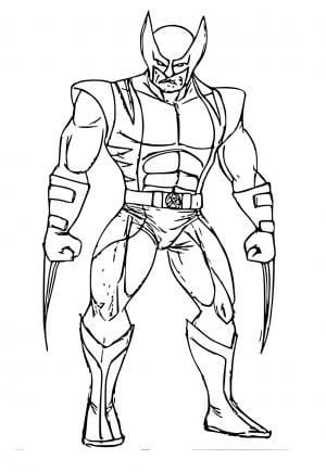 Wolverine Coloring Pages Printable for Free Download