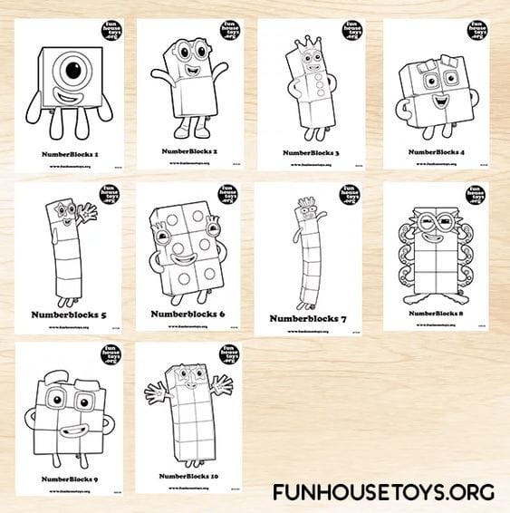 Number 5 Numberblocks