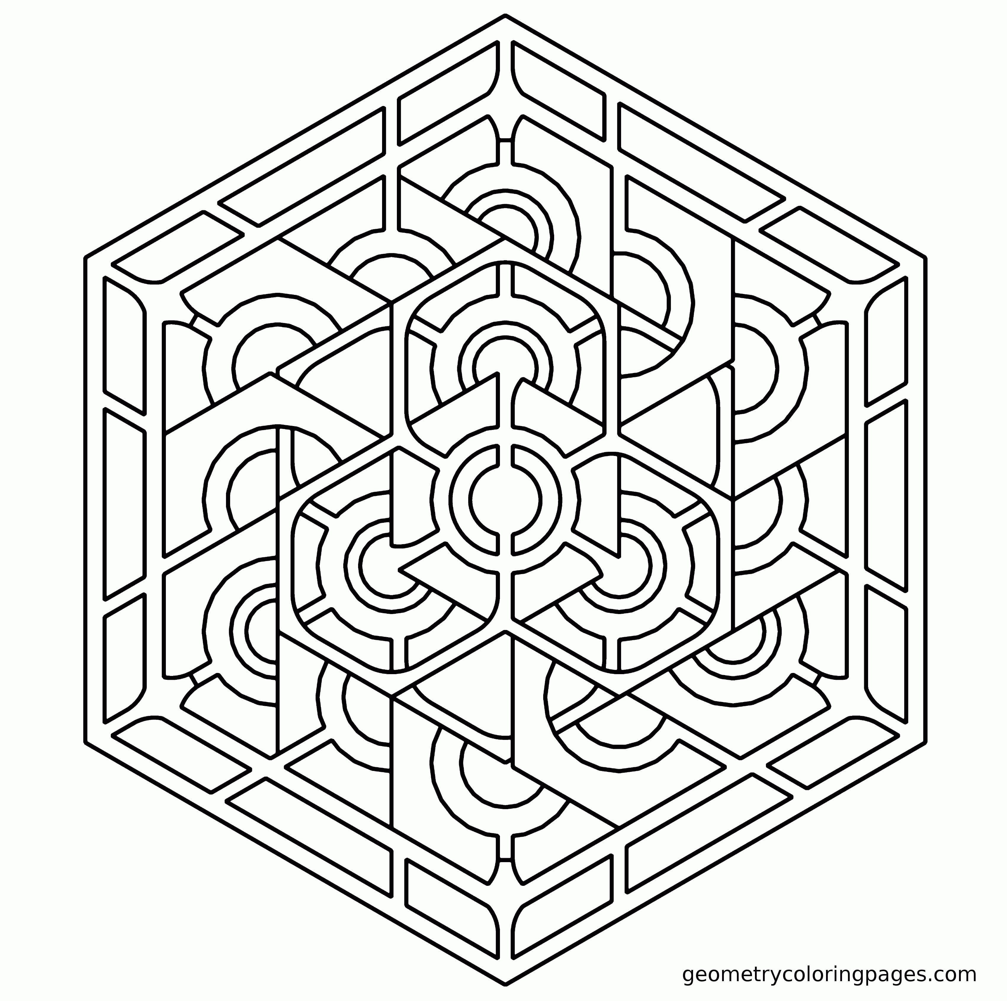 Free Geometric Coloring Pages For Adults Free Printable Geometric