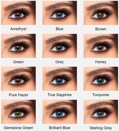 Top 8 blue colored contacts