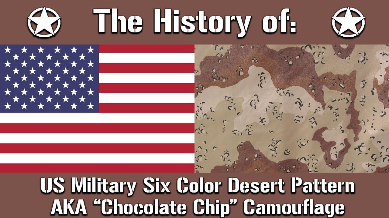 The History of: US Six Color Desert Pattern AKA Chocolate Chip