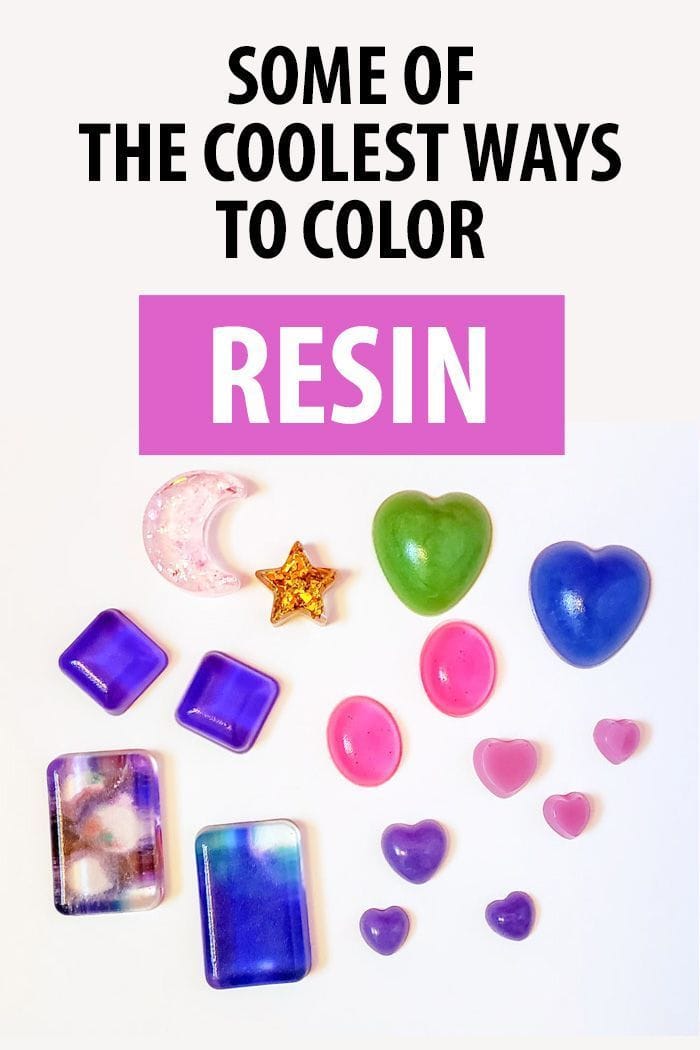 Ways to color resin