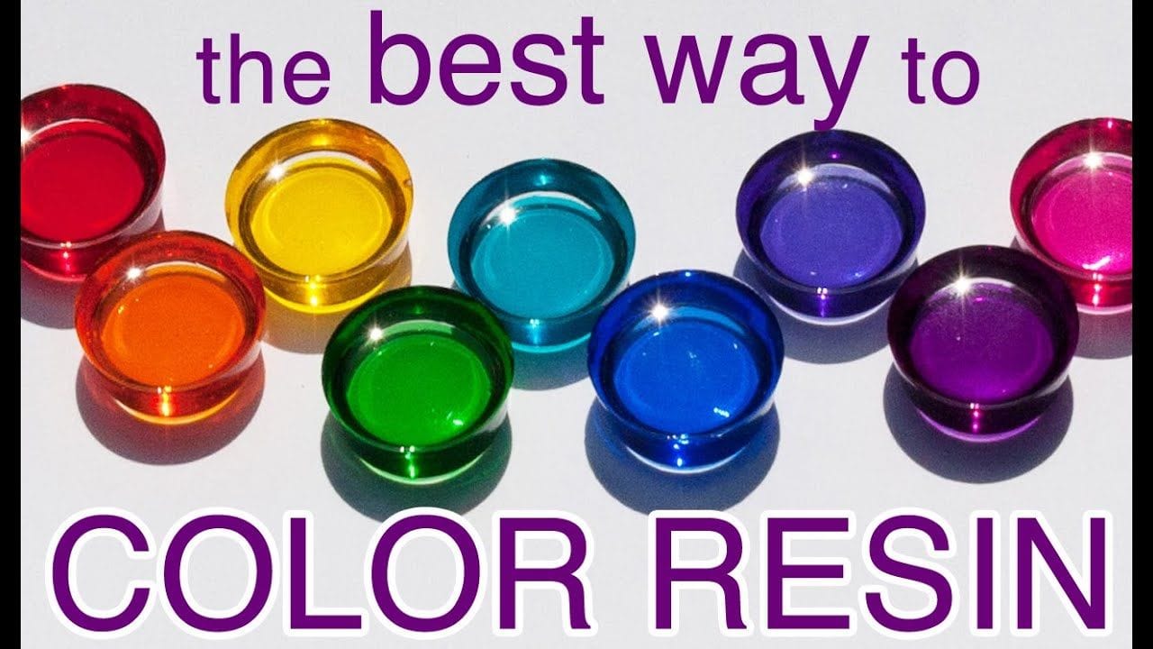 See some of the amazing ways to color resin