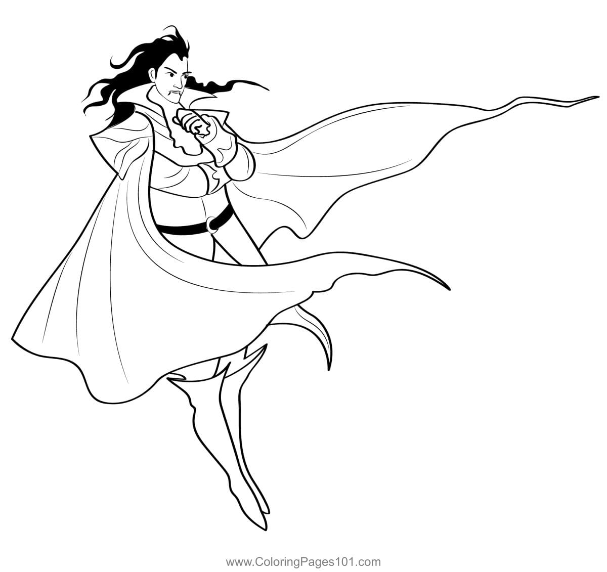 Vampire 7 Coloring Page for Kids