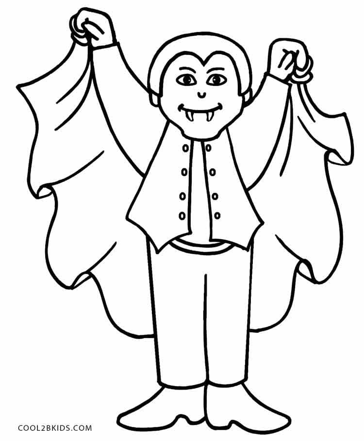 20 Vampire Coloring Pages (Free PDF Printables)