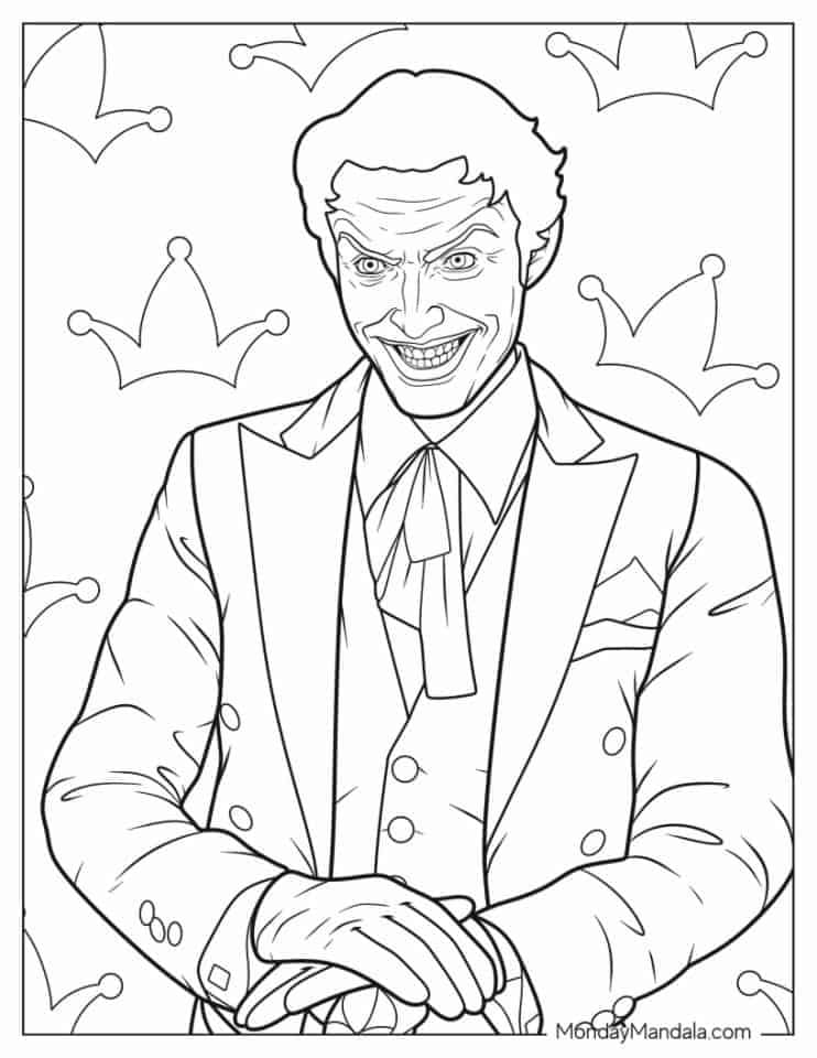 The Joker Coloring Pages