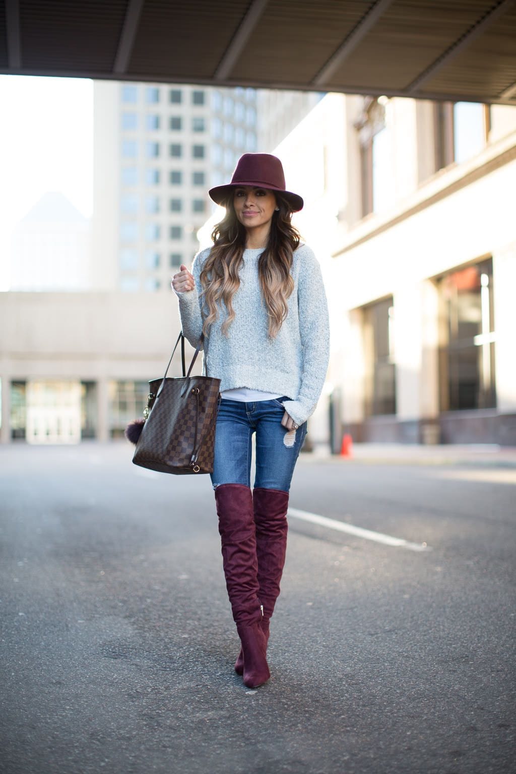 How To Wear Burgundy Boots Like A Fashion Diva