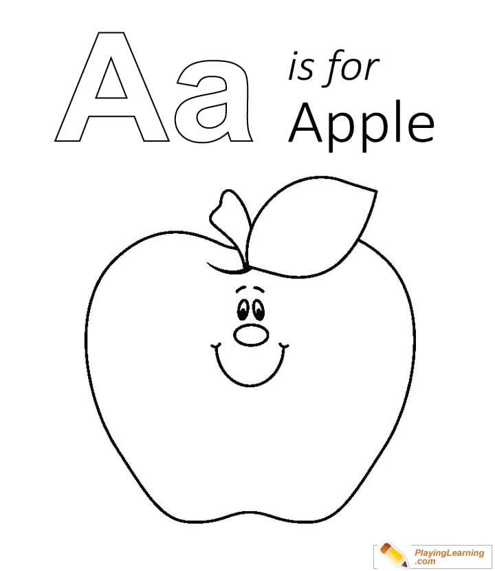 Letter A is for Apple