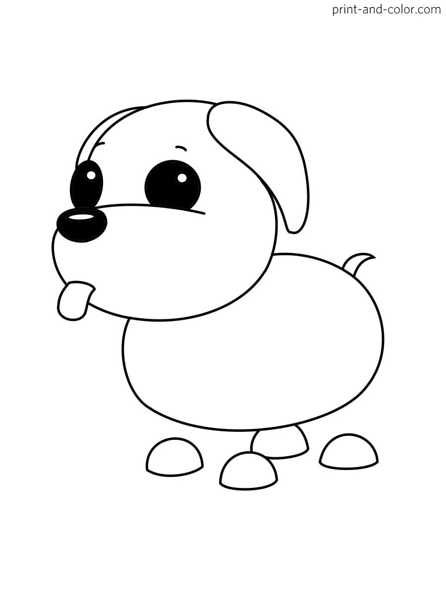 52 Adopt Me Pets Coloring Pages To Print For Kids