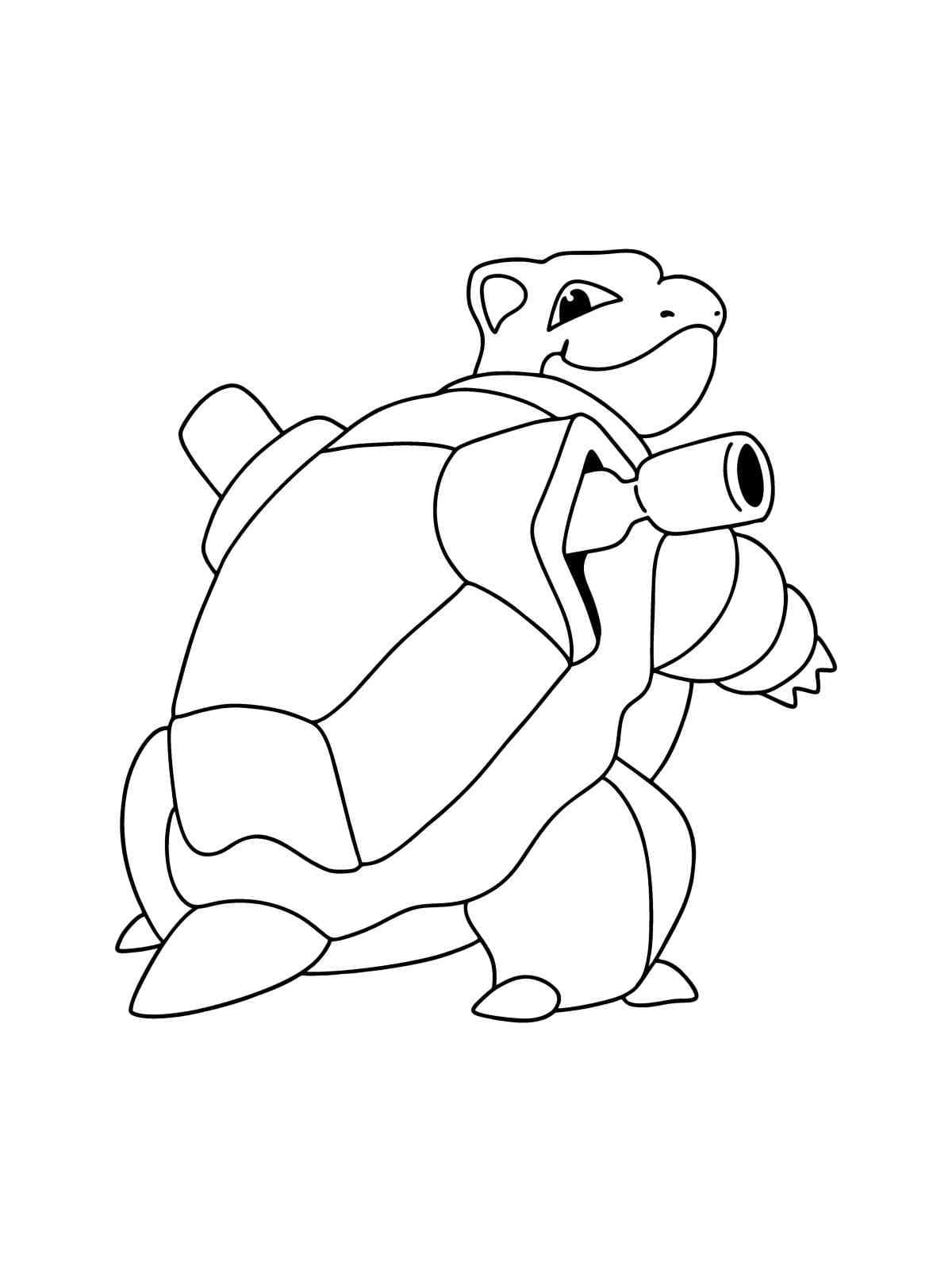 Blastoise Pokemon Coloring