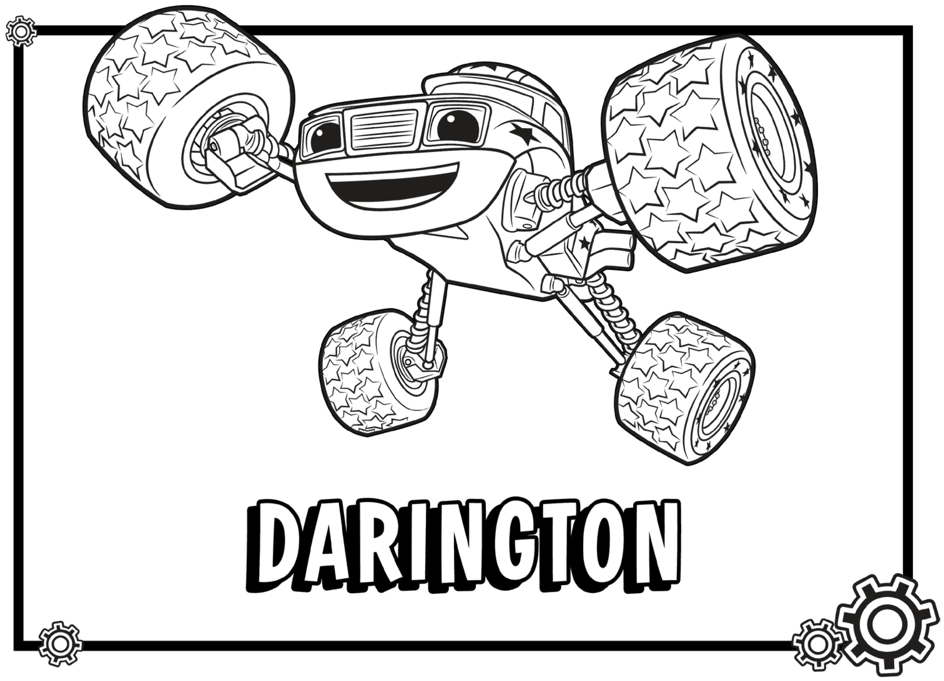 Top 31 Blaze And the Monster Machines Coloring Pages