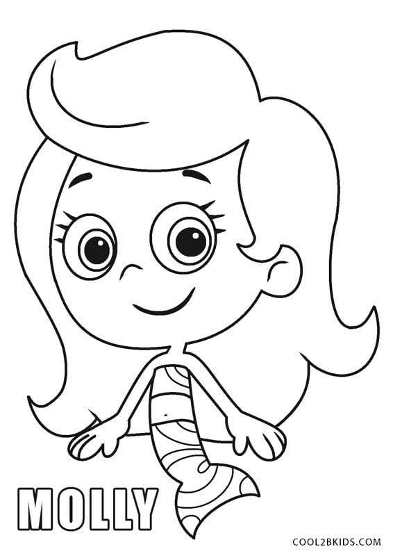 25 Free Printable Bubble Guppies Coloring Pages