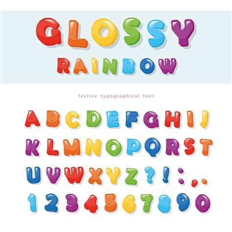 Rainbow font copy and paste