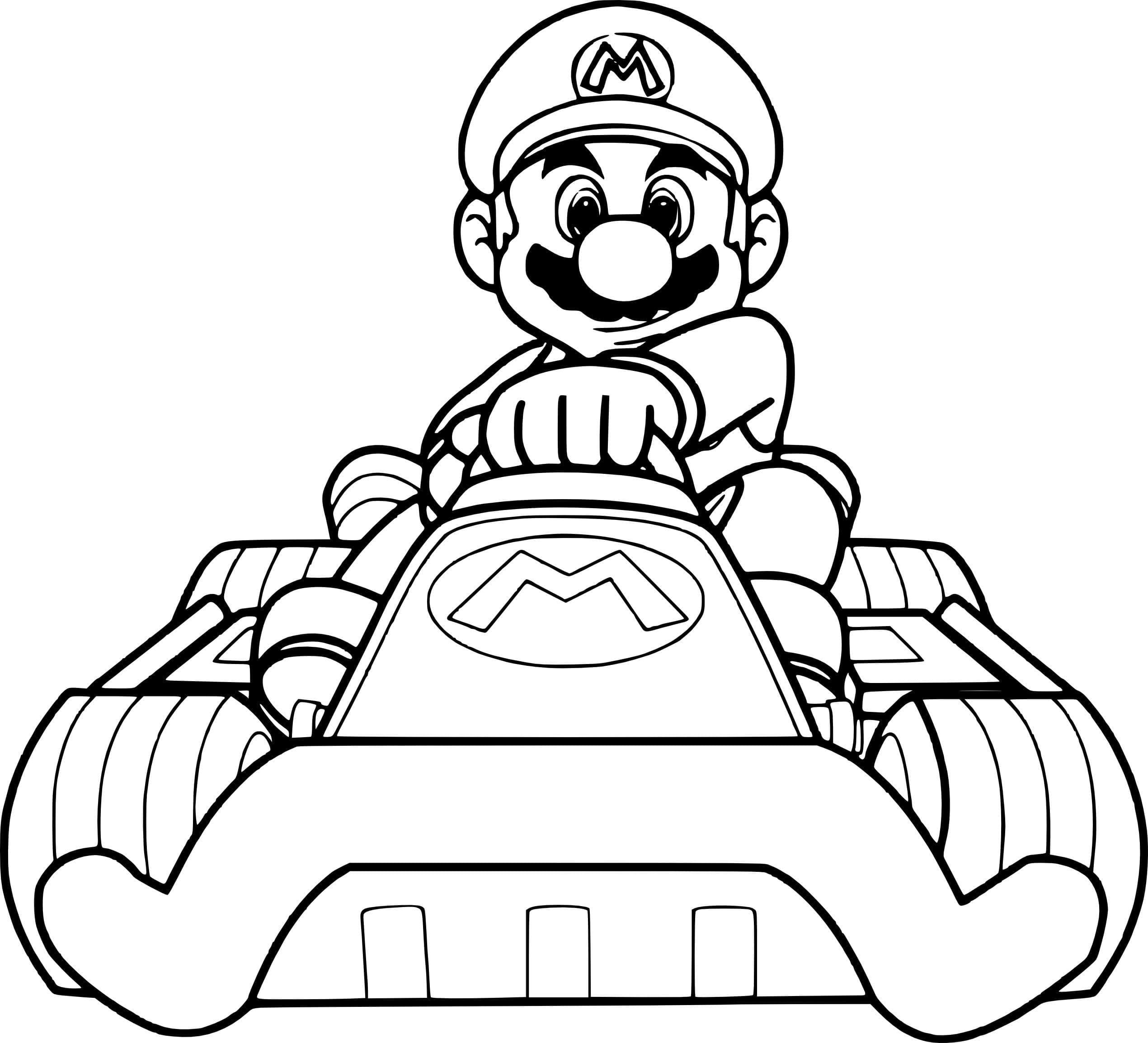 Dibujos Mario Bros para colorear