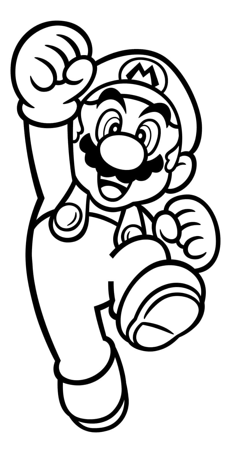 Dibujos Para Imprimir Y Colorear Mario Bros