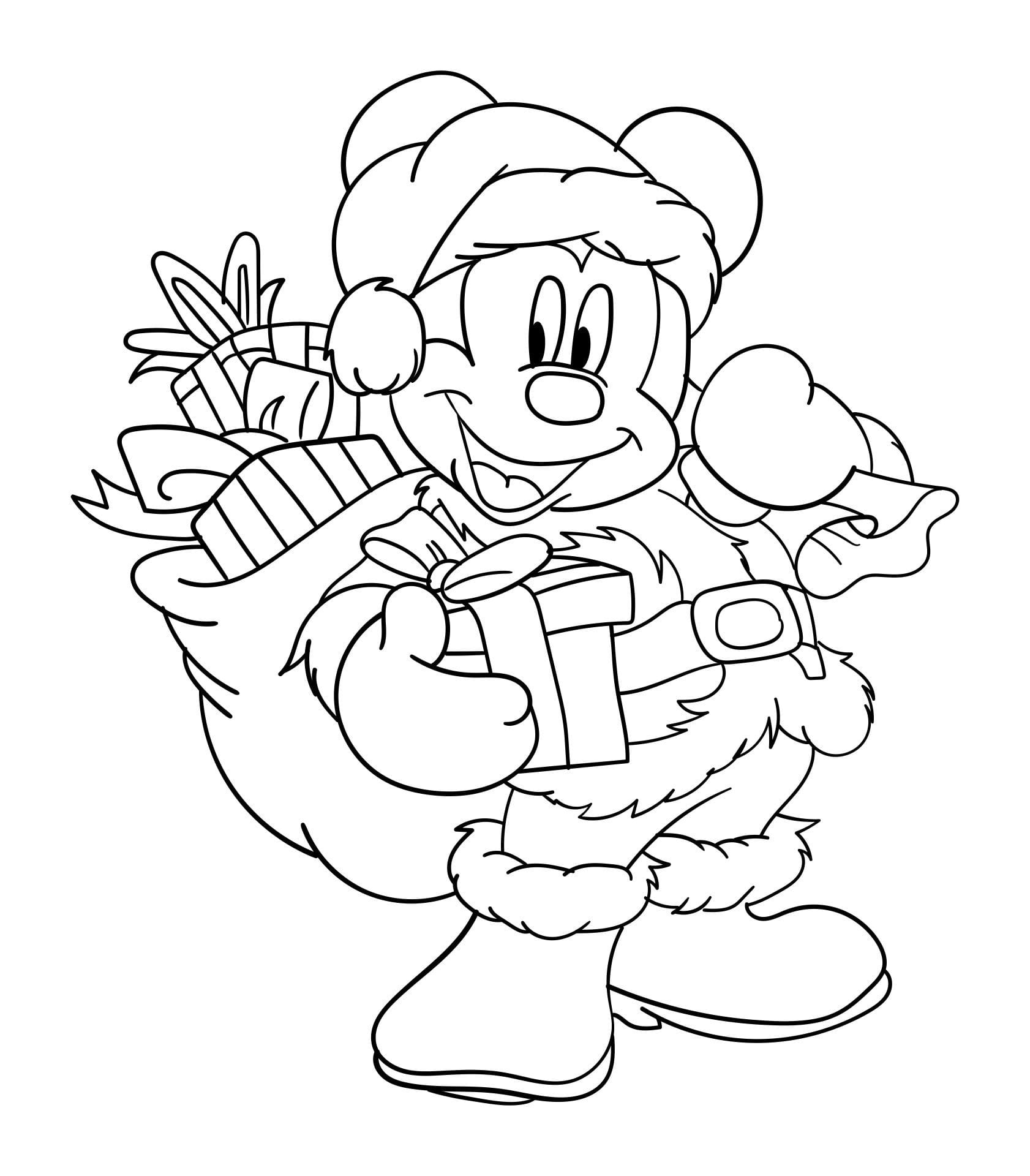 Coloring Pages For Kids Disney Christmas