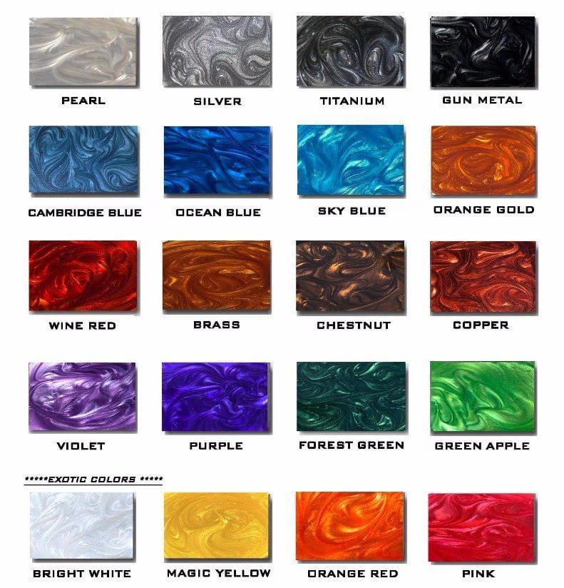 Epoxy Floor Paint Color Chart