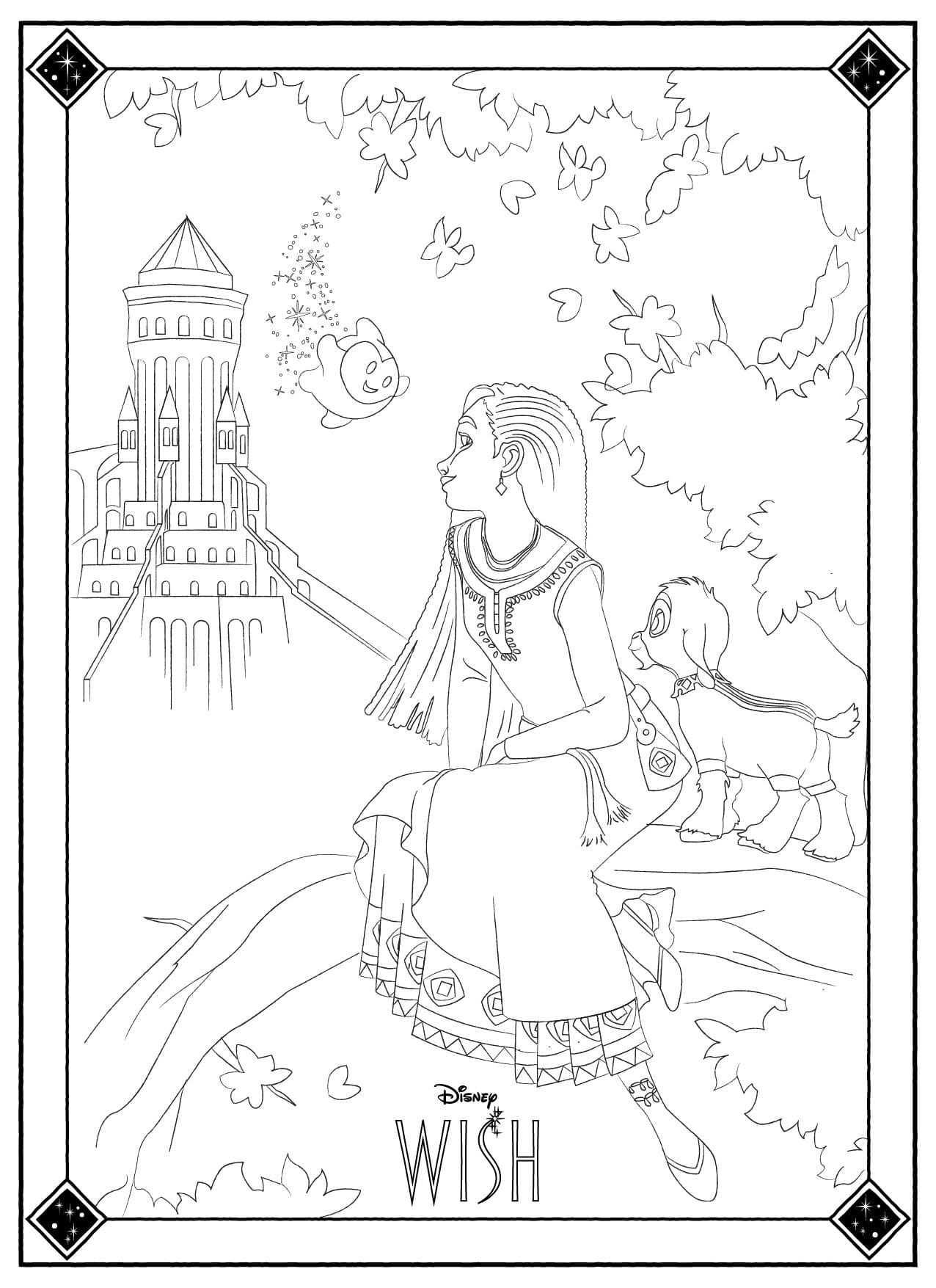 WISH Coloring Pages