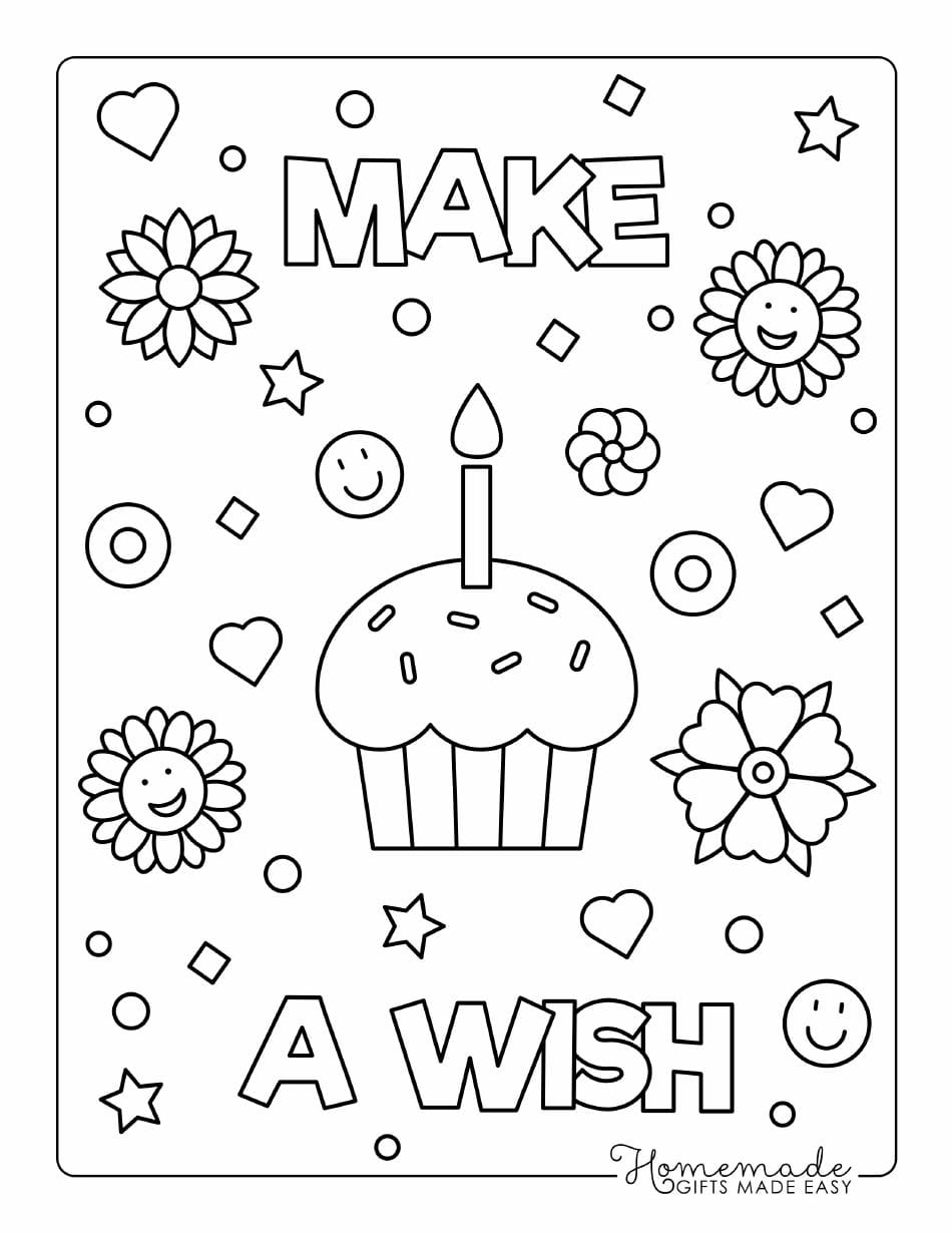 WISH Coloring Pages