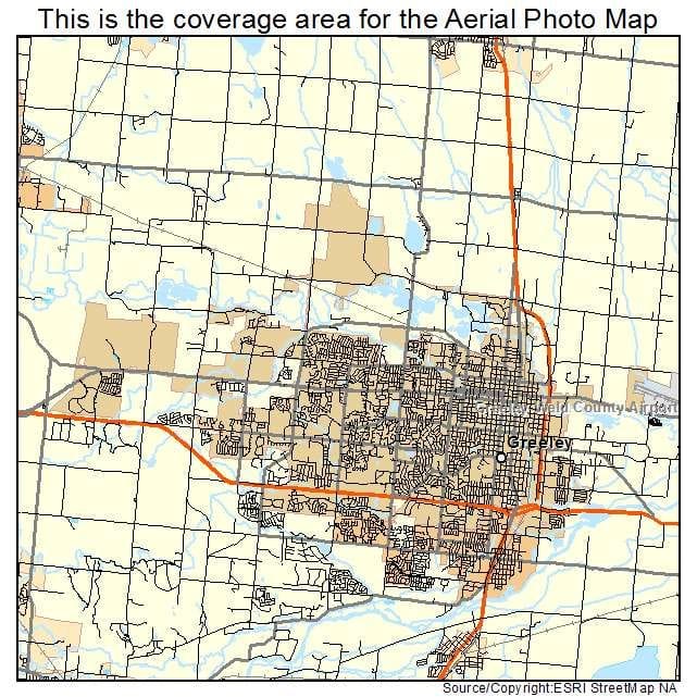 Greeley Co Zip Code Map