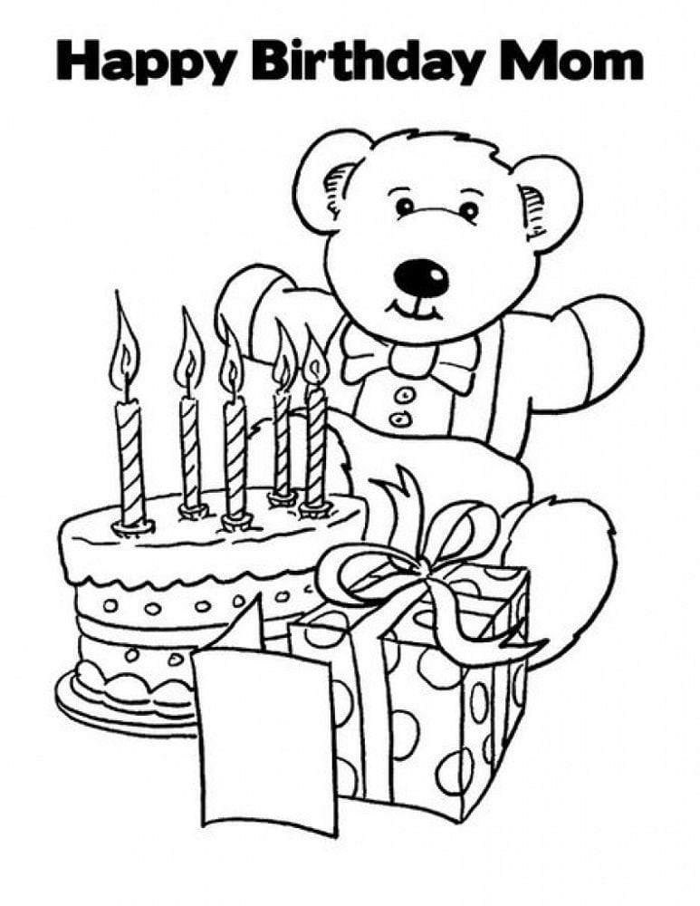 25 Free Printable Happy Birthday Coloring Pages