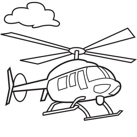 Free Printable Helicopter Coloring Pages For Kids