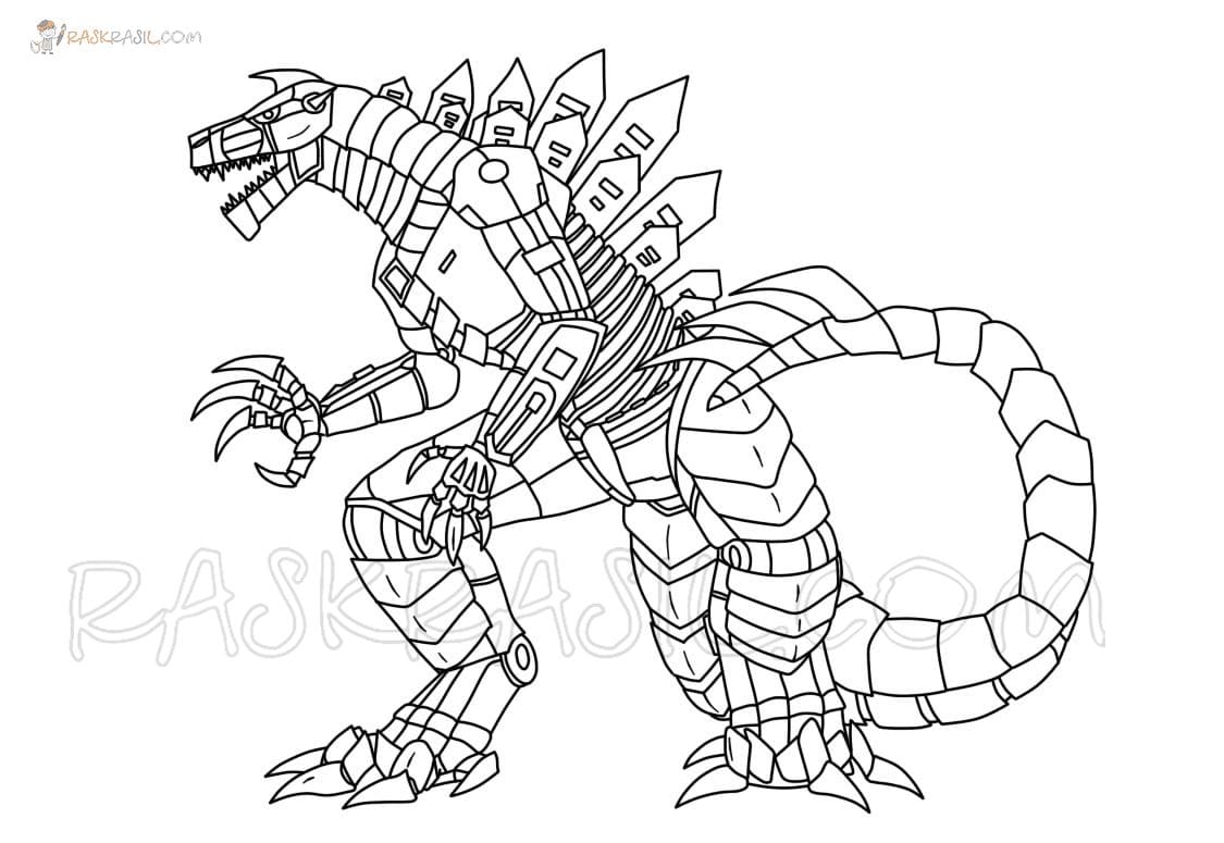 Mechagodzilla Coloring Pages