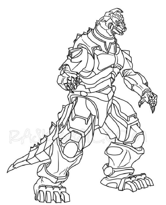 Mechagodzilla Coloring Pages