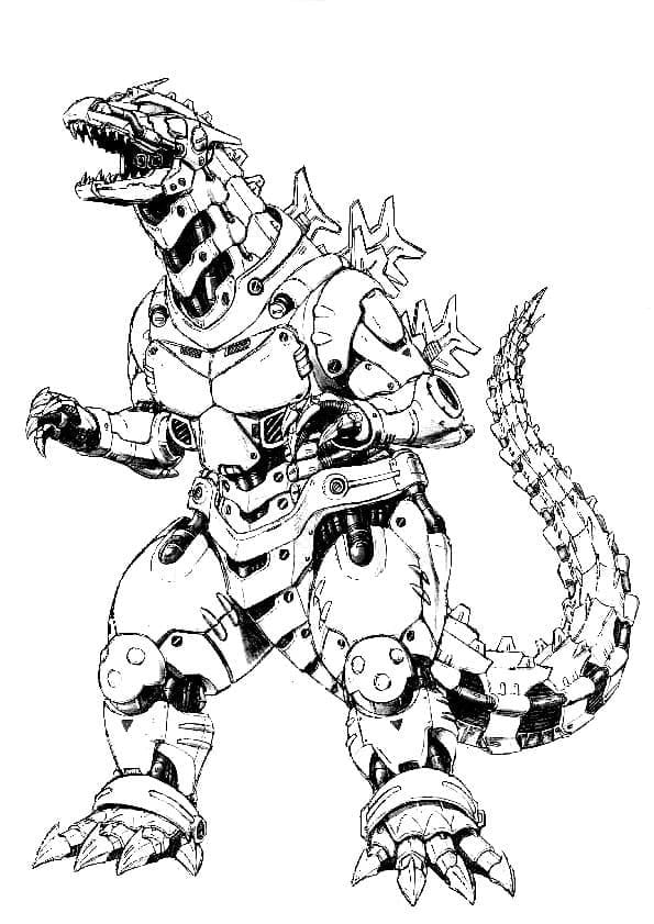 Mechagodzilla Coloring Pages