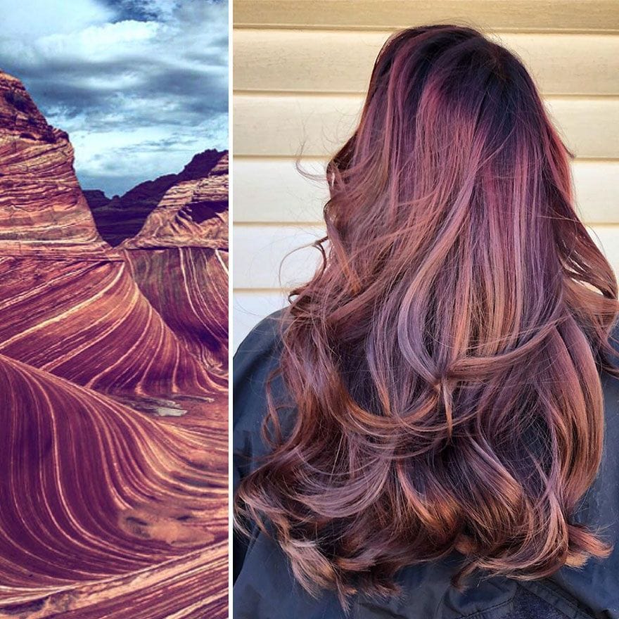 Hair Colorist Creates Pretty Nature