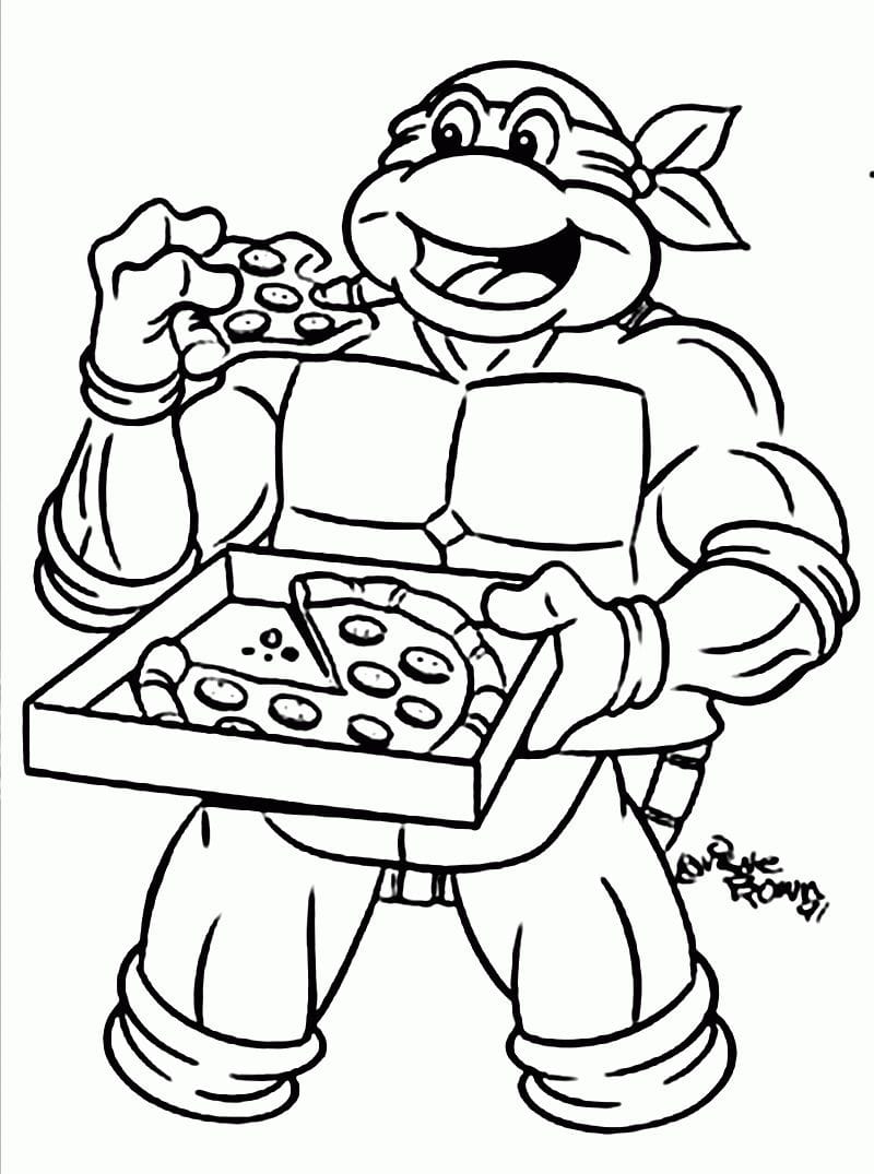 Free Printable Ninja Turtles Coloring Page