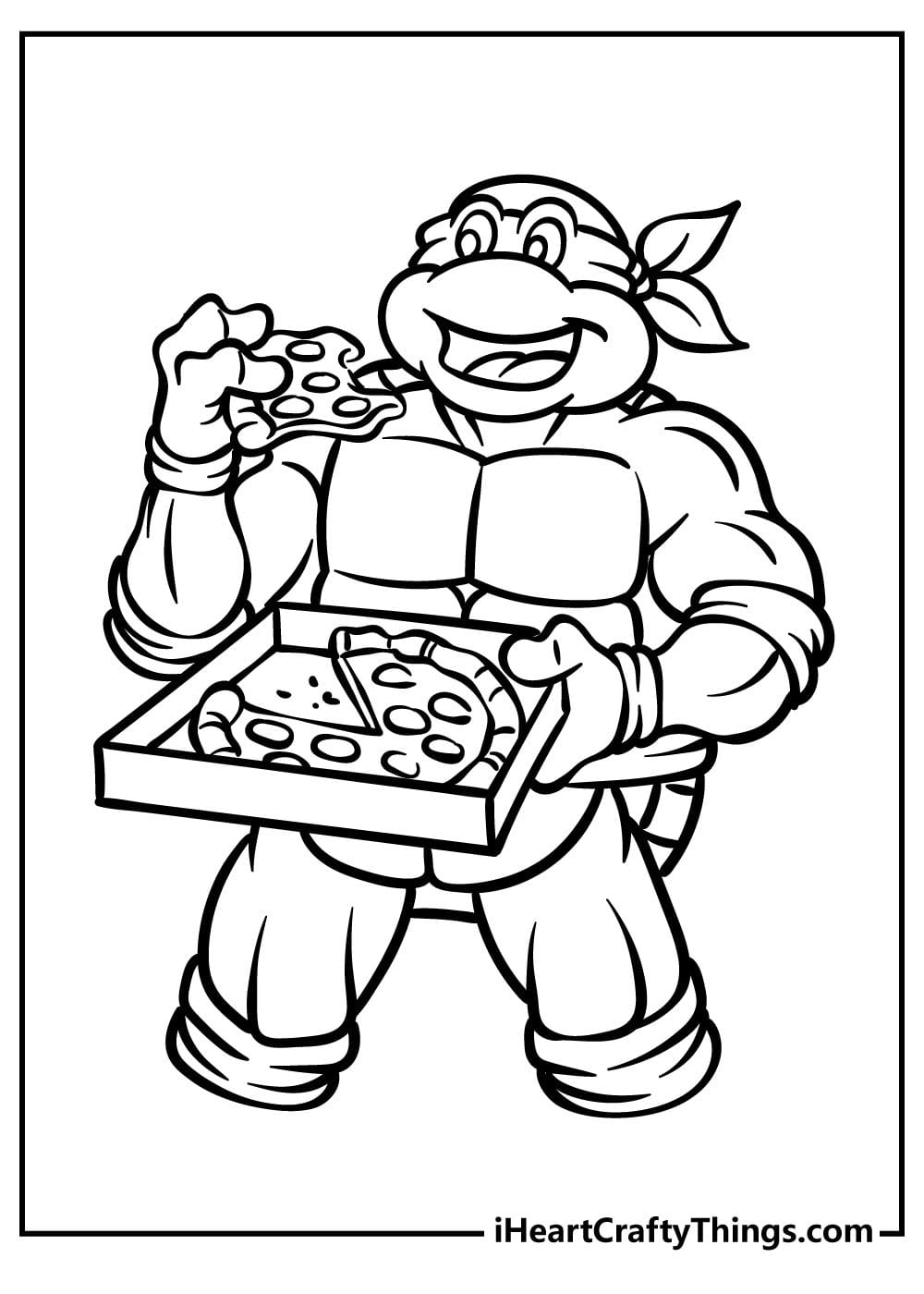 20 Free Ninja Turtle Coloring Pages for Kids and Adults