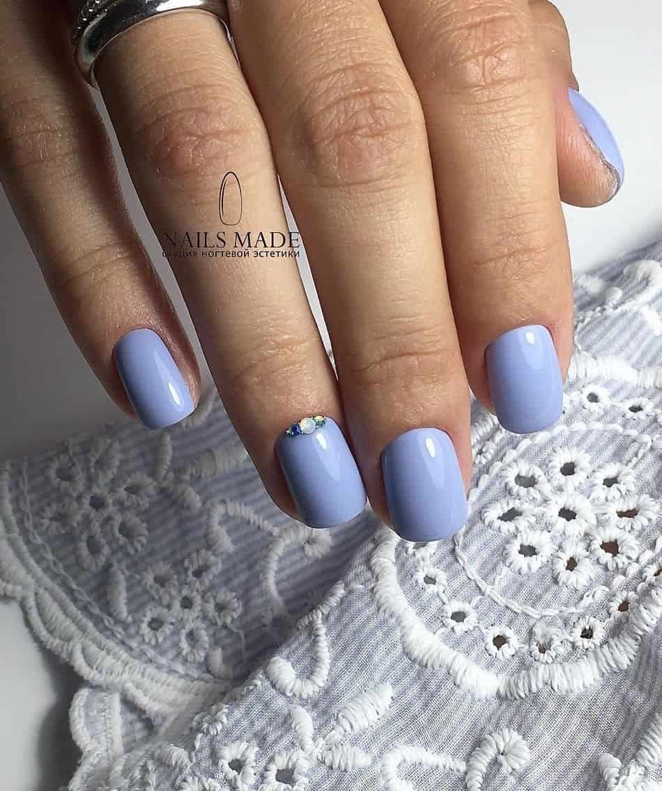 21+ Perfect Periwinkle Nails for Spring Summer