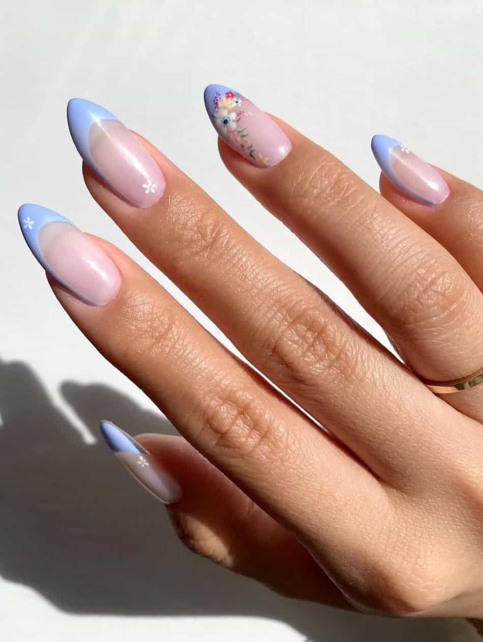 21+ Perfect Periwinkle Nails for Spring Summer