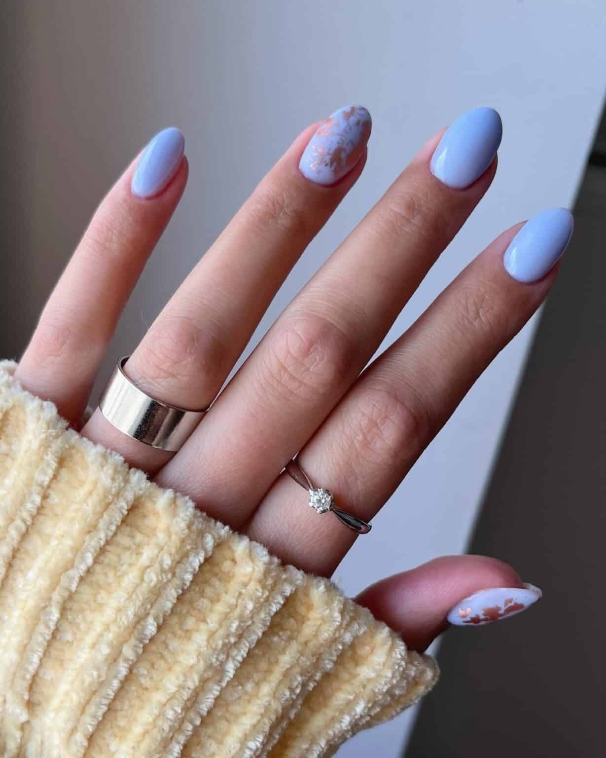 21+ Perfect Periwinkle Nails for Spring Summer