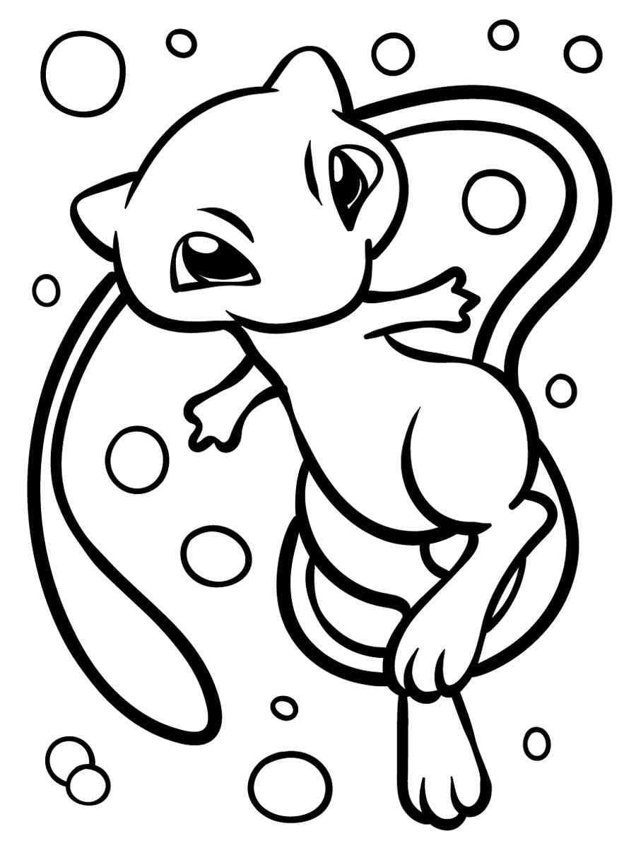 Free Pokemon Mew Coloring Pages