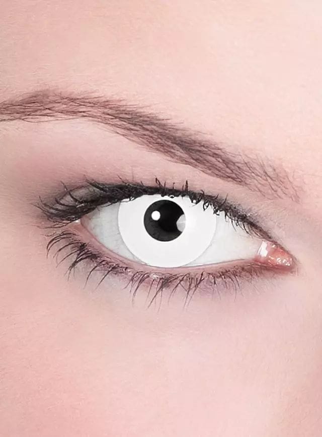 White Colored Contacts