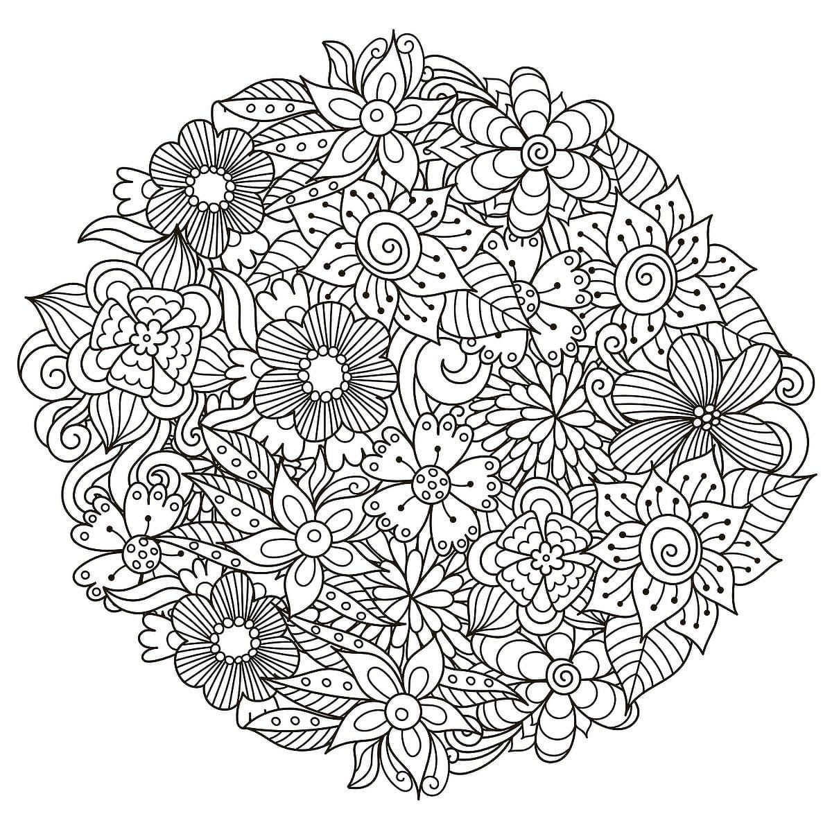 Relax coloring page